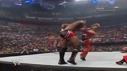 Shawn Michaels Eliminates Shelton Benjamin With Sweet Chin Music 