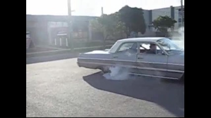 Луд Burnout С Chevy Belair 1964 