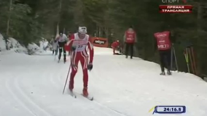Mens 30km Pursuit at World Champ 2007 Sapporo
