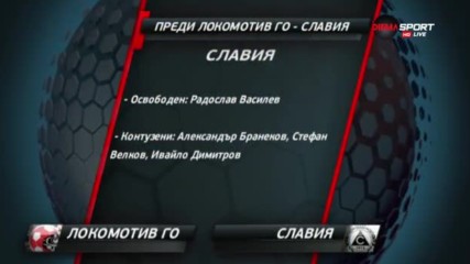 Преди Локо ГО - Славия