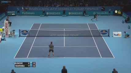 Barclays Atp World Tour Finals - Hot Shot By Novak Djokovic