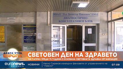 Световен ден на здравето: На този ден преди 75 години е основана Световната здравна организация