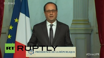 Франсоа Оланд обвини Ислямска държава за нападенията