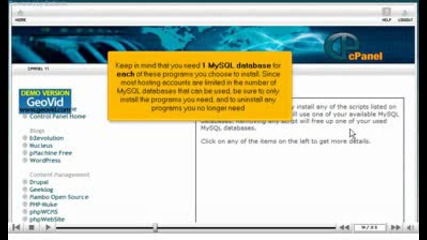 An introduction to using Fantastico by www.vivahost.com