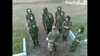 Crazy russian tank driving istructor