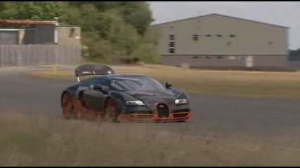 Bugatti Veyron Supersport вдига 429 км/ч част2 