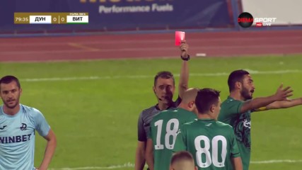 Червен картон за Цанков и Витоша остана с 10 души