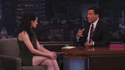Kristen Stewart on Jimmy Kimmel Live Part 1