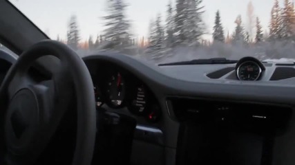 Porsche 911 Тест на -24 Градуса