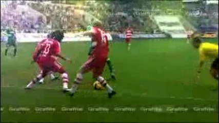 Grafite unique goal vs Bayern Munich