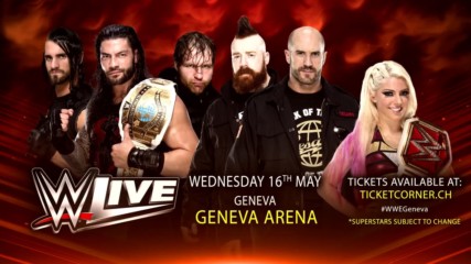 Switzerland hosts WWE Live this May