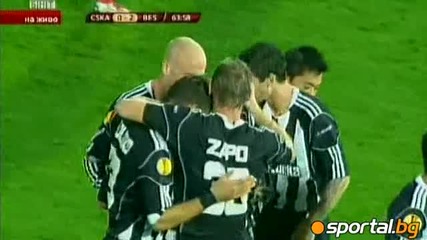 1 - 2 Цска - Бешикташ