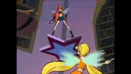 winx club - Блум и Стела се карат