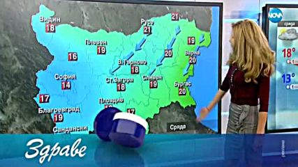 Прогноза за времето (26.09.2017 - централна емисия)