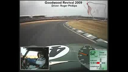 Goodwood Revival 2009 classic mini in - car race video - Roger Phillips driving (3/3)