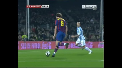 03.11.2009 Барселона 1 - 0 Малага удар на Ибрахимович 
