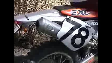 ktm exhaust - spes for exc
