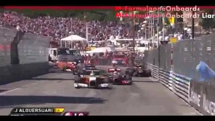 F1 Гран при на Монако 2011 - Голямата катастрофа на Sutil, Alguersuari и Petrov Hd