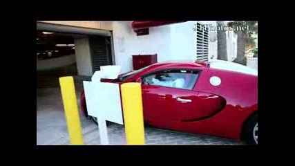 Rapstar Birdman driving his Bugatti Veyron