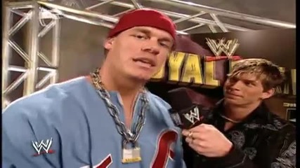 Wwe Royal Rumble 2004 John Cena Freestyle Rap Backstage