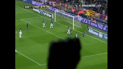 Fc Barcelona - Malaga Cf 6 - 0 goals highlights 22 3 09 Hq (hq)