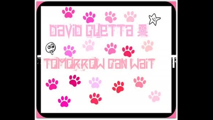 David Guetta - Tommorow Can Wait