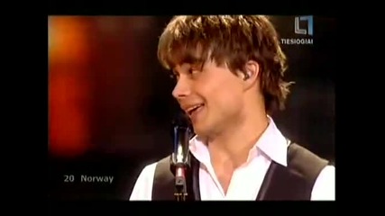 Победител в Eurovision 2009 Норвегия - Alexander Rybak - Fairytale + Превод (рекорден победидел)387т
