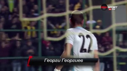 Спасяване на Георги Георгиев за Ботев срещу Левски