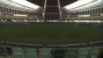 Уникалко светлинно шоу на стадион Mozez Mabhida 