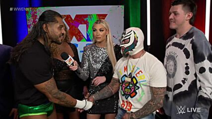 Rey & Dominik Mysterio confront Santos Escobar: WWE NXT, March 15, 2022