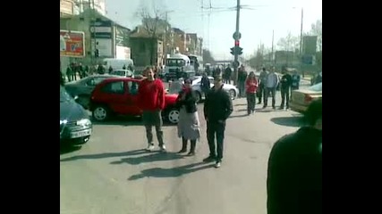 Протест Пловдив срещу високите горива 13.03.11 - 6 