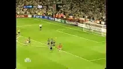 Арсенал - Селтик 1:0 Гол на Едуардо