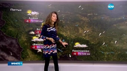 Прогноза за времето (27.01.2017 - обедна)