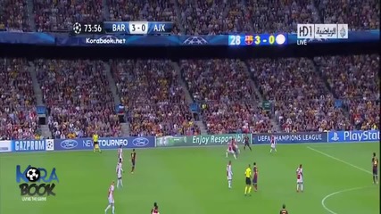 Шампионска лига! 18.09.13 Барселона - Аякс 4:0