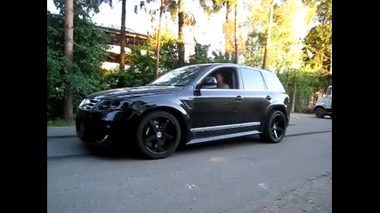 Touareg W12 twin turbo testing, Rwd mode