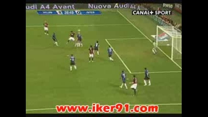 28.09 Милан - Интер 1:0 Роналдиньо гол