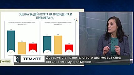 Алфа рисърч: Различията между президент и премиер носят риск от ерозия за изпълнителната власт