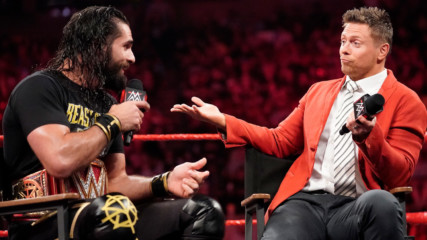 The Miz grills Seth Rollins on “Miz TV”: Raw, June 3, 2019