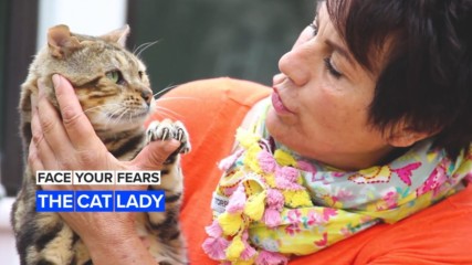 Face your fears: The woman living with 80 cats to save them