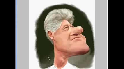 Карикатура На Bill Clinton!