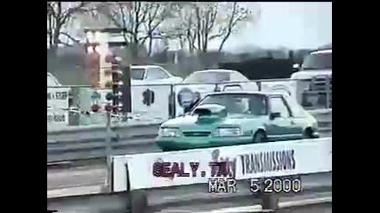 Тунинг - Ford Mustang с нитро 