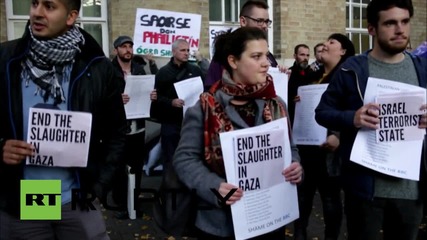 UK: Pro-Palestine activists protest against BBC's coverage of Palestine violence