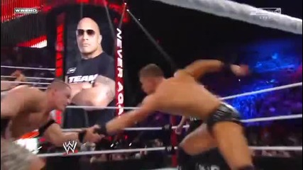 John Cena - Monkey Flip Followed By Dropkick