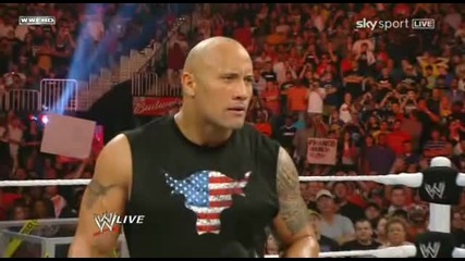 Wwe Raw 4/4/11 - John Cena & The Rock Segment