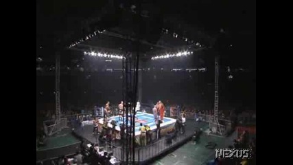 NJPW Riki Choshu, Masahiro Chono, Kurt Angle & Kevin Nash vs. Giant Bernard, Takashi Iizuka, Tomohiro Ishii & Karl Anderson - WK