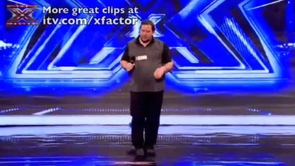 Чичко подлуди публиката със своите танциstephen Hunters X Factor Audition