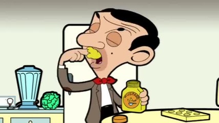 mr Bean - Making paints -- Farbe machen