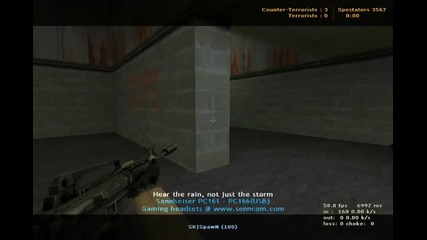 Counter Strike 1.6 Sk - Spawn vs. fnatic. 