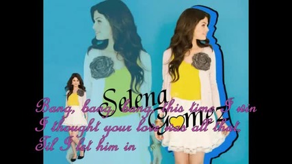 Selena Gomez - Big bang bang lyrics