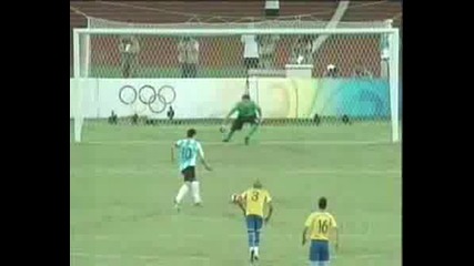 Олимпийски Игри 2008:Бразилия - Аржентина 0:3